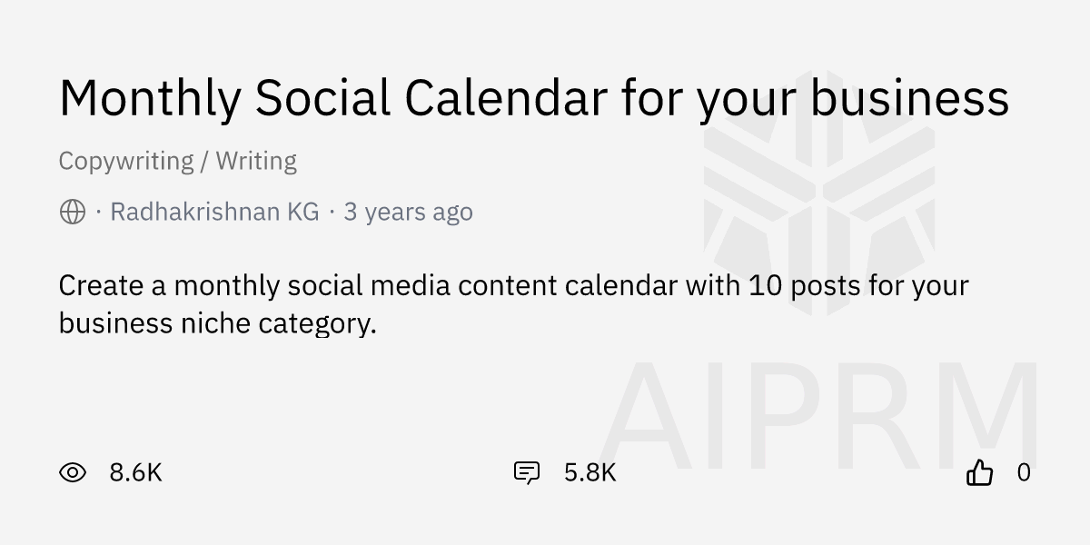 How Much Is My Social Calendar 