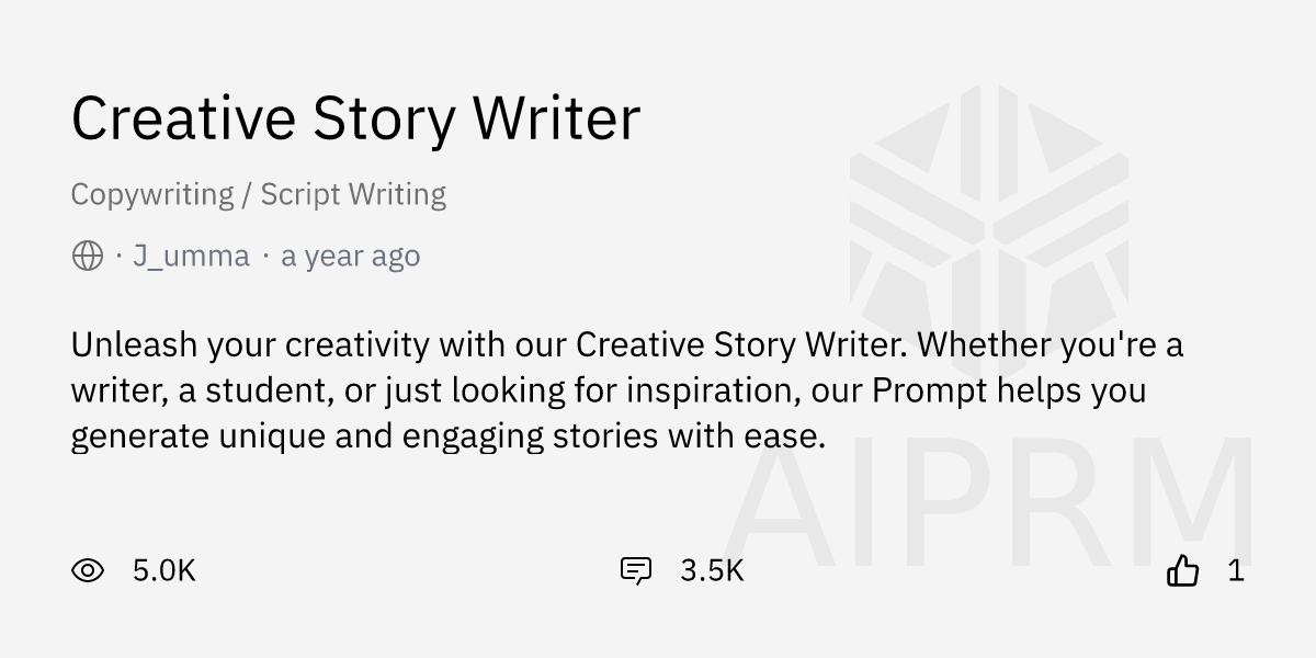 prompt-creative-story-writer-by-j-umma-aiprm-for-chatgpt